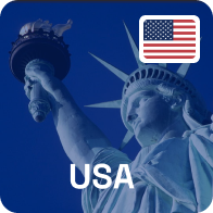 USA background